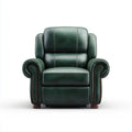 Armchair Faux Leather 80x90x100 cm - Dark Green - Classic Style
