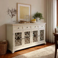 Sideboard Wood 160x40x85 cm - Cream - Classic Design